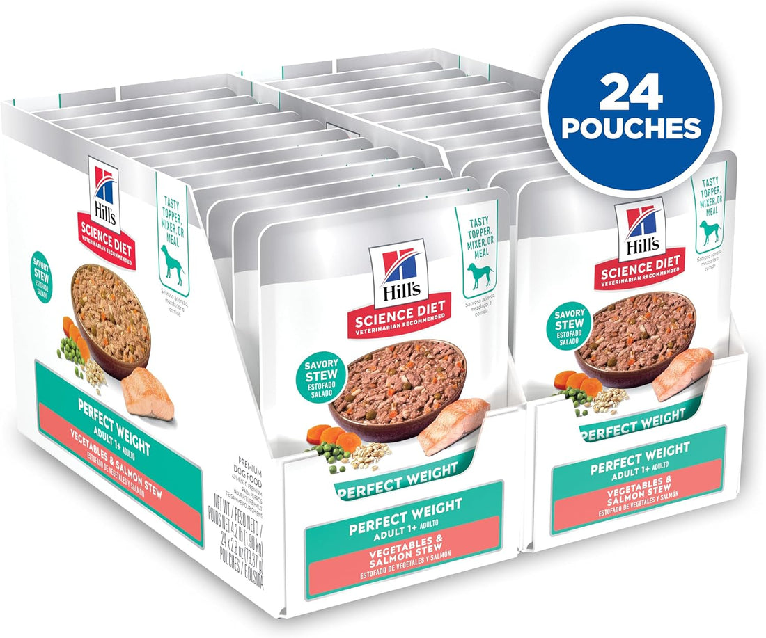 Hill's Science Diet Adult Perfect Weight Wet Dog Food, 24-Pack