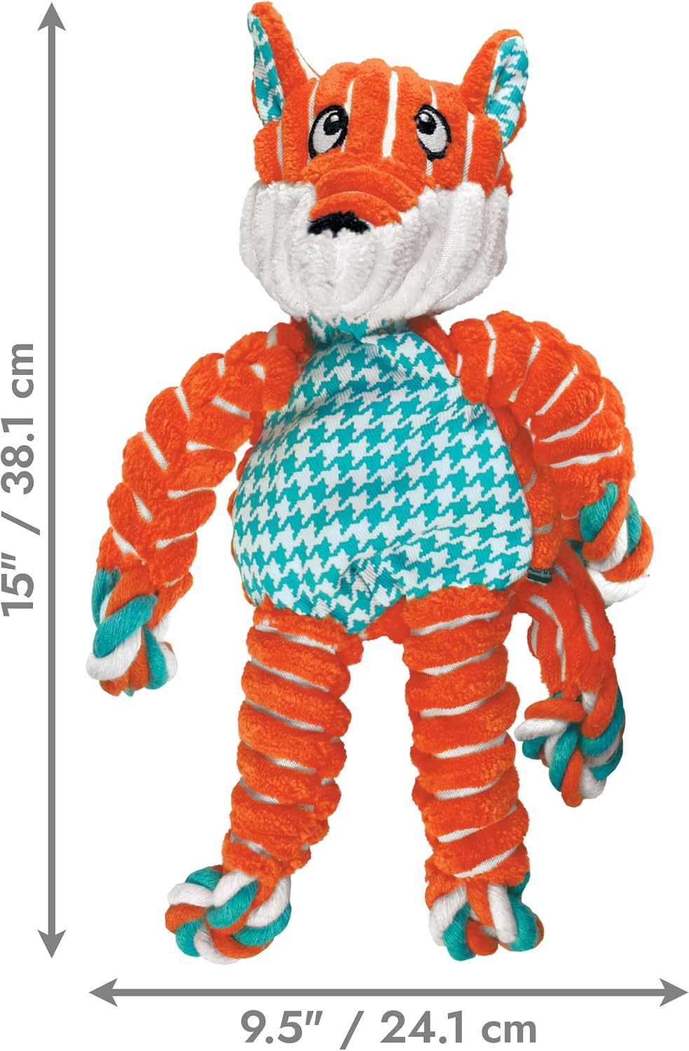 KONG Floppy Knots Rope and Plush Dog Toy