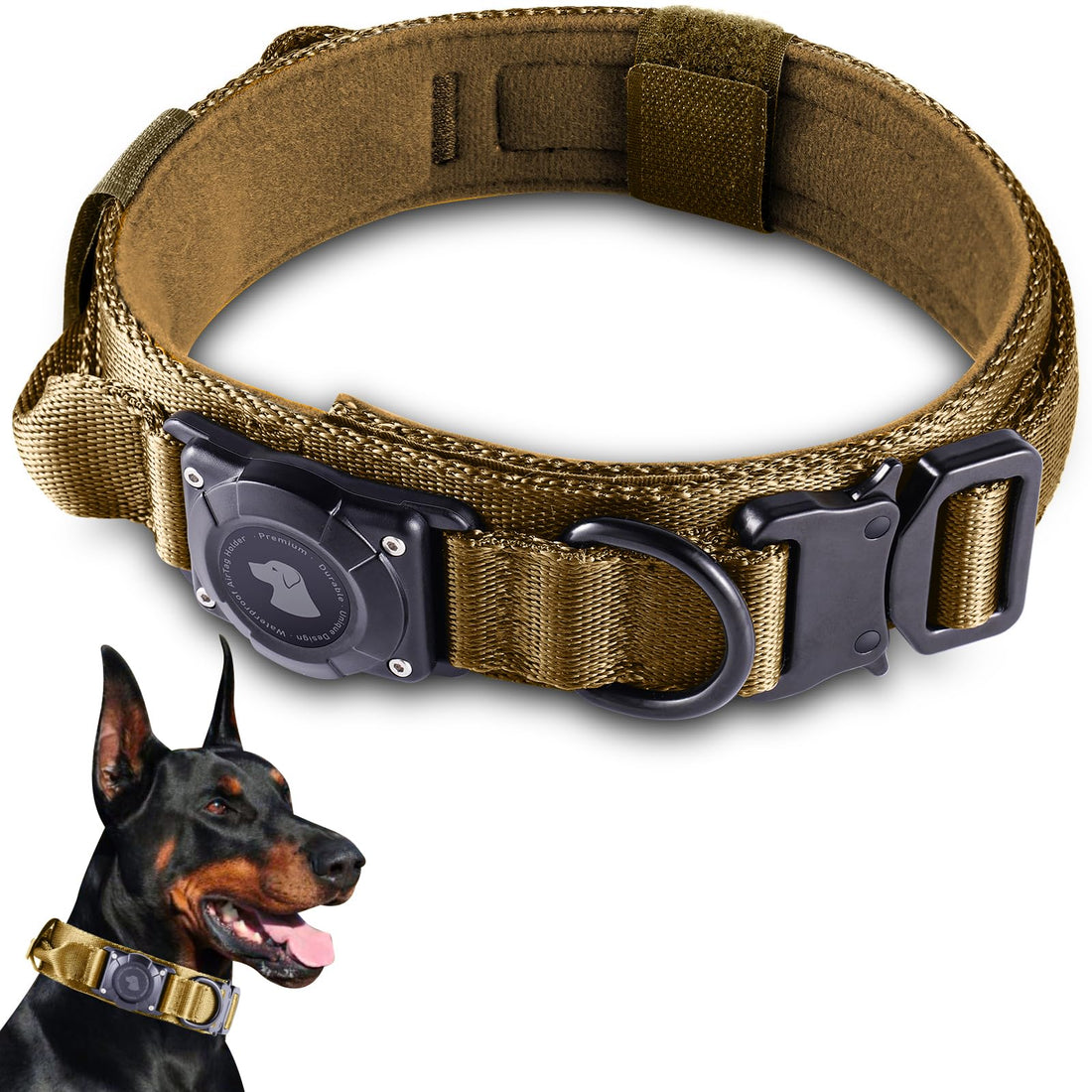 2026 Upgrade Waterproof AirTag Dog Collar