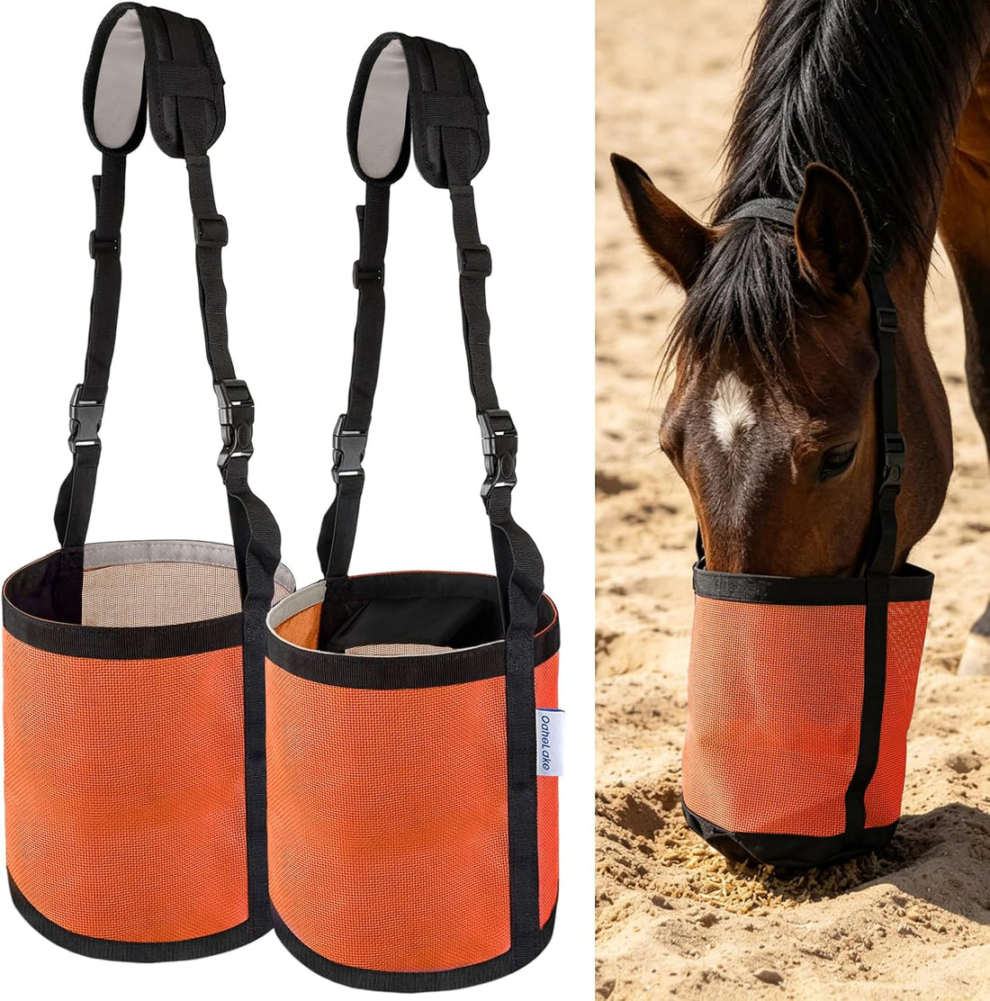 Horse Feed Bag for Grain Pack of 1