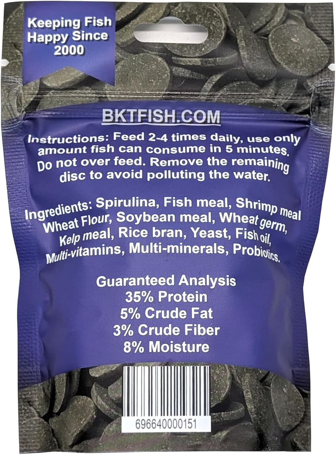 Large 18mm Algae Wafer - Algae Wafers for Bottom Feeders