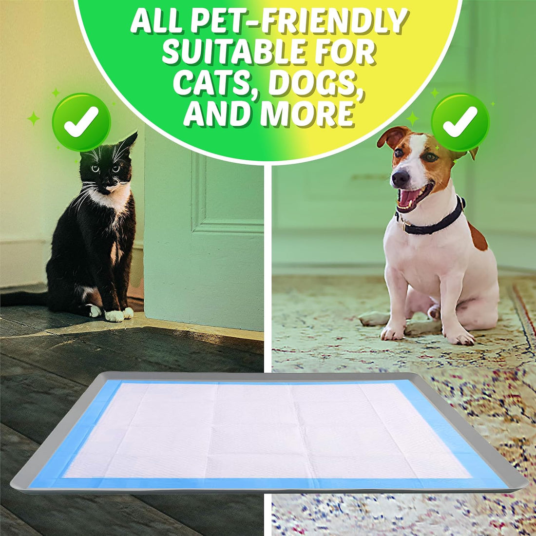 Reusable Silicone Dog Training Tray for Pee Pads