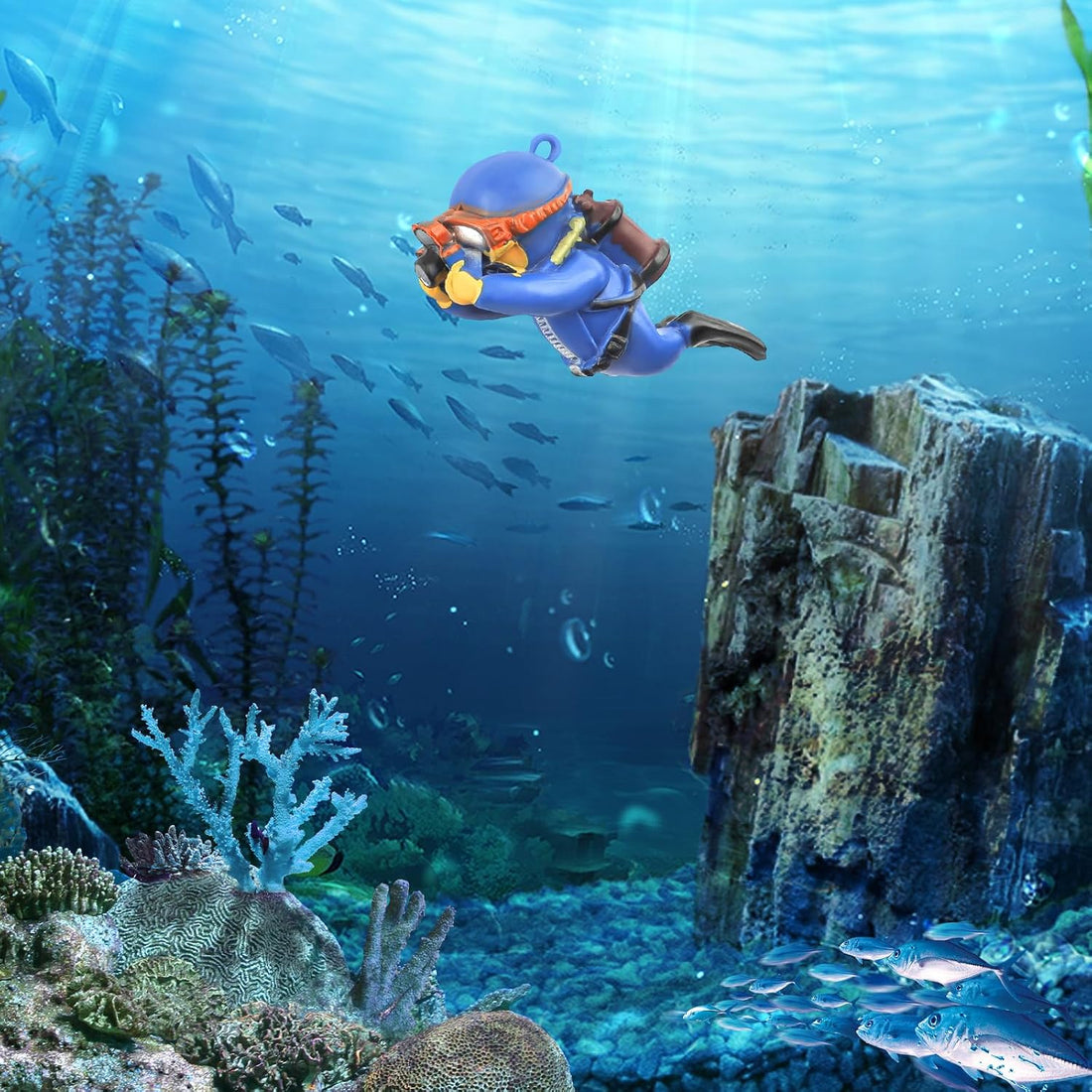 onesimcr Floating Fish Tank Decorations, Aquarium Decorations