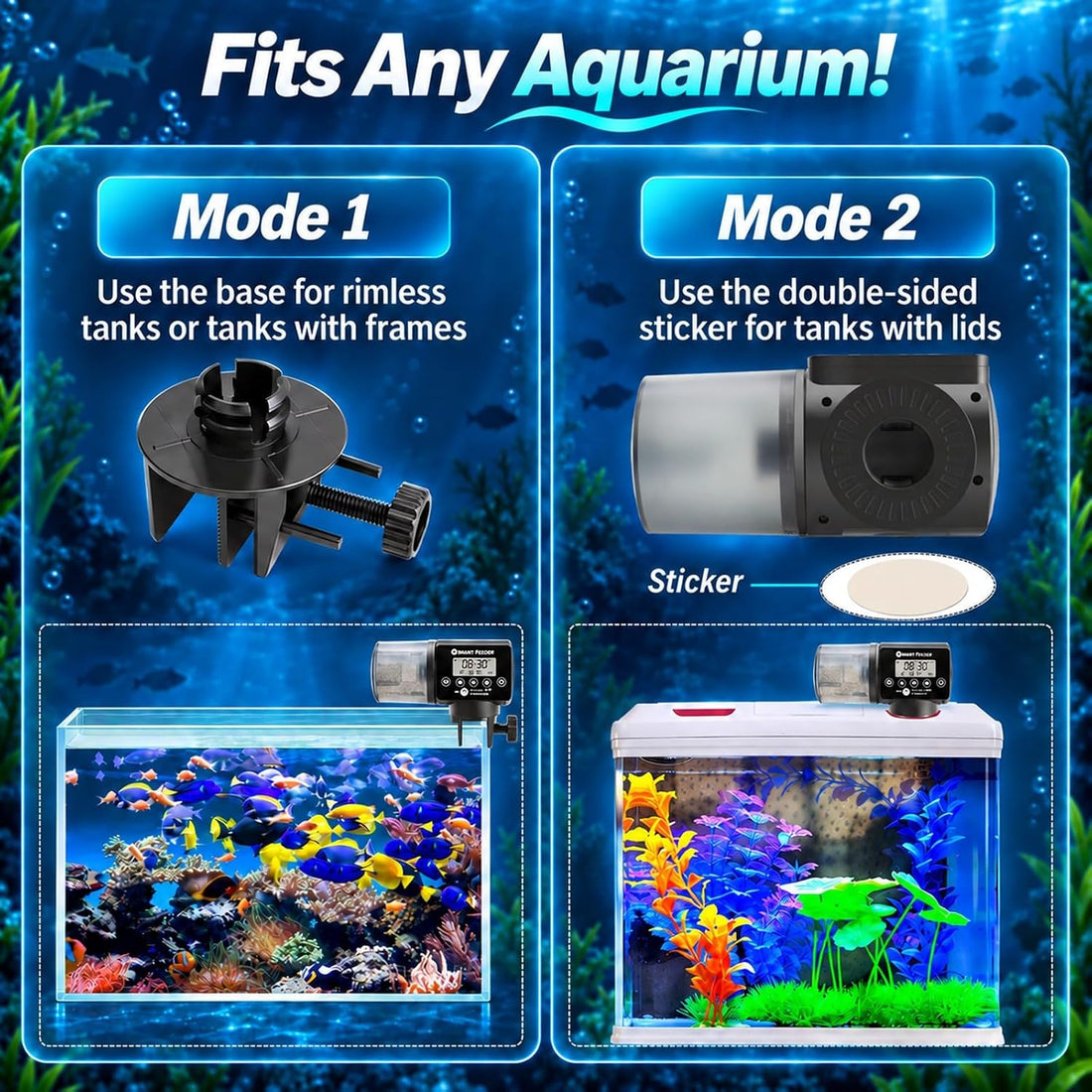 AquaMiracle Automatic Fish Feeder for Aquarium