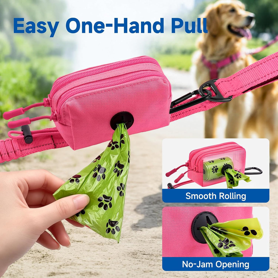 Dog Poop Bag Holder for Leashes
