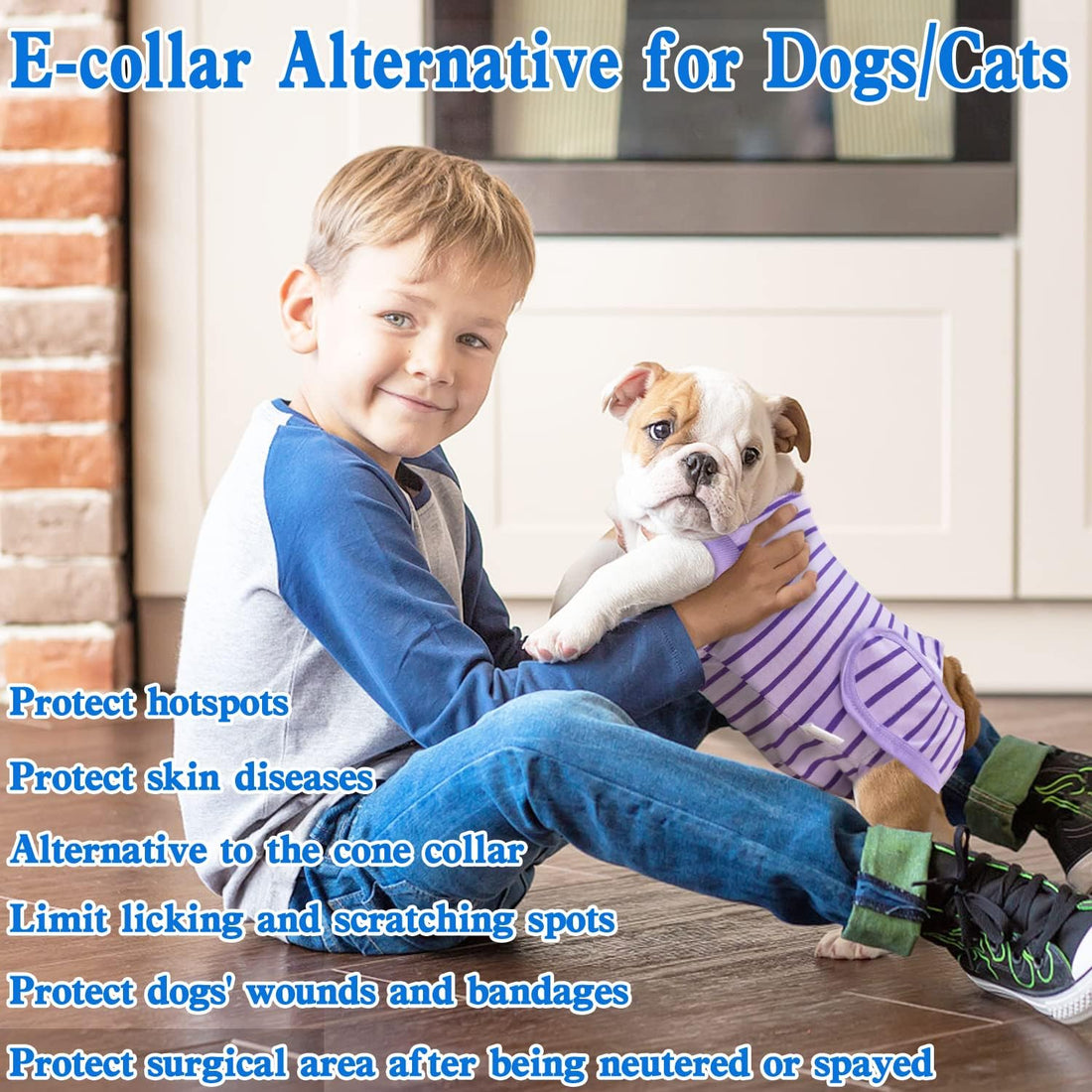 Dog Recovery Suit, Surgical Recovery Suit for Male Female Dogs Cats
