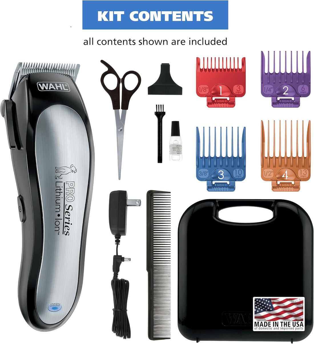 Wahl USA Lithium Ion Pro Series Cordless Animal Clippers
