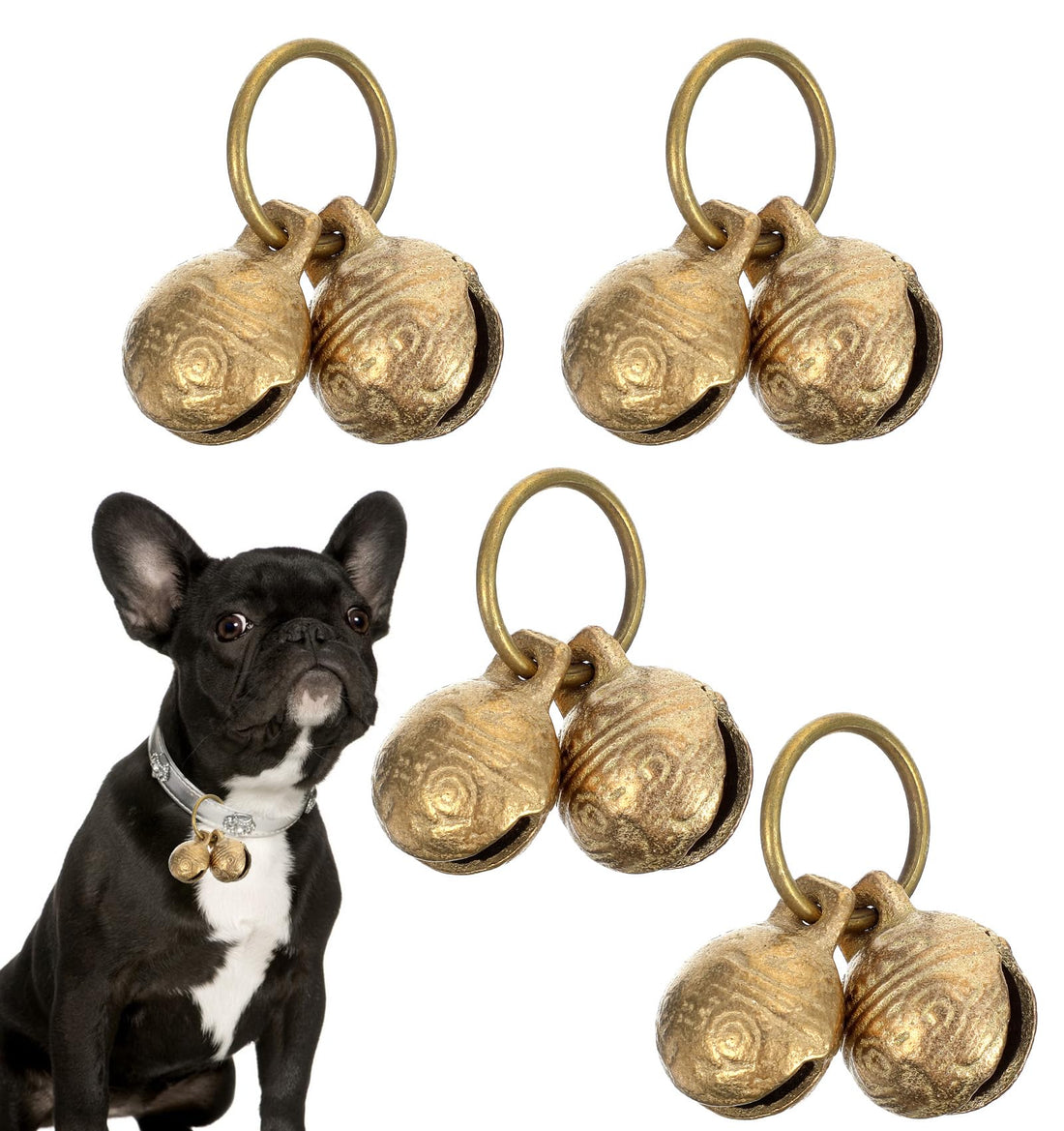 ValueBargain 4Pcs Extra Loud Bell for Cat Dog Collar