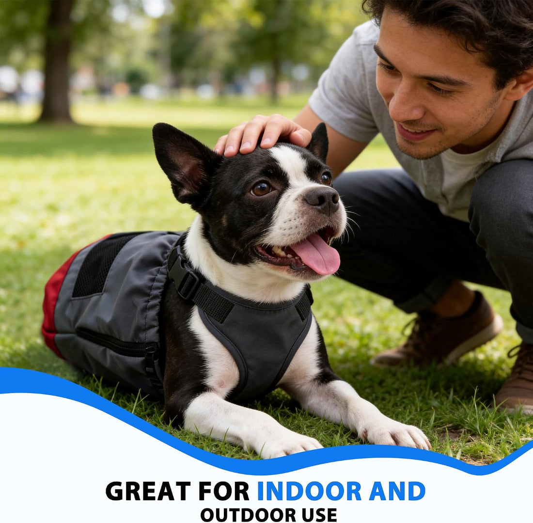 Dog Drag Bag for Paralyzed Dogs XL 44-64lbs Indoor Mobility Aid