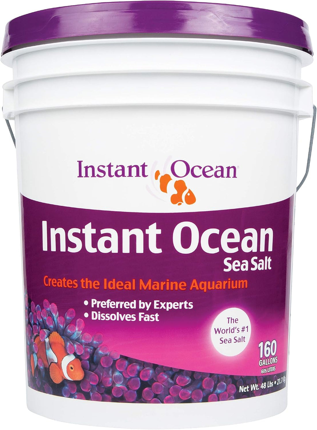 Instant Ocean Sea Salt for Marine Aquariums, 50 Gallons
