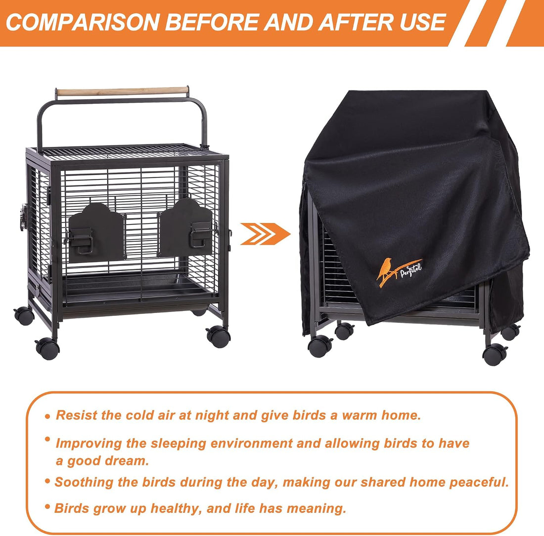 Perfitel Small Bird Cage Cover Good Night Black-Out Cover