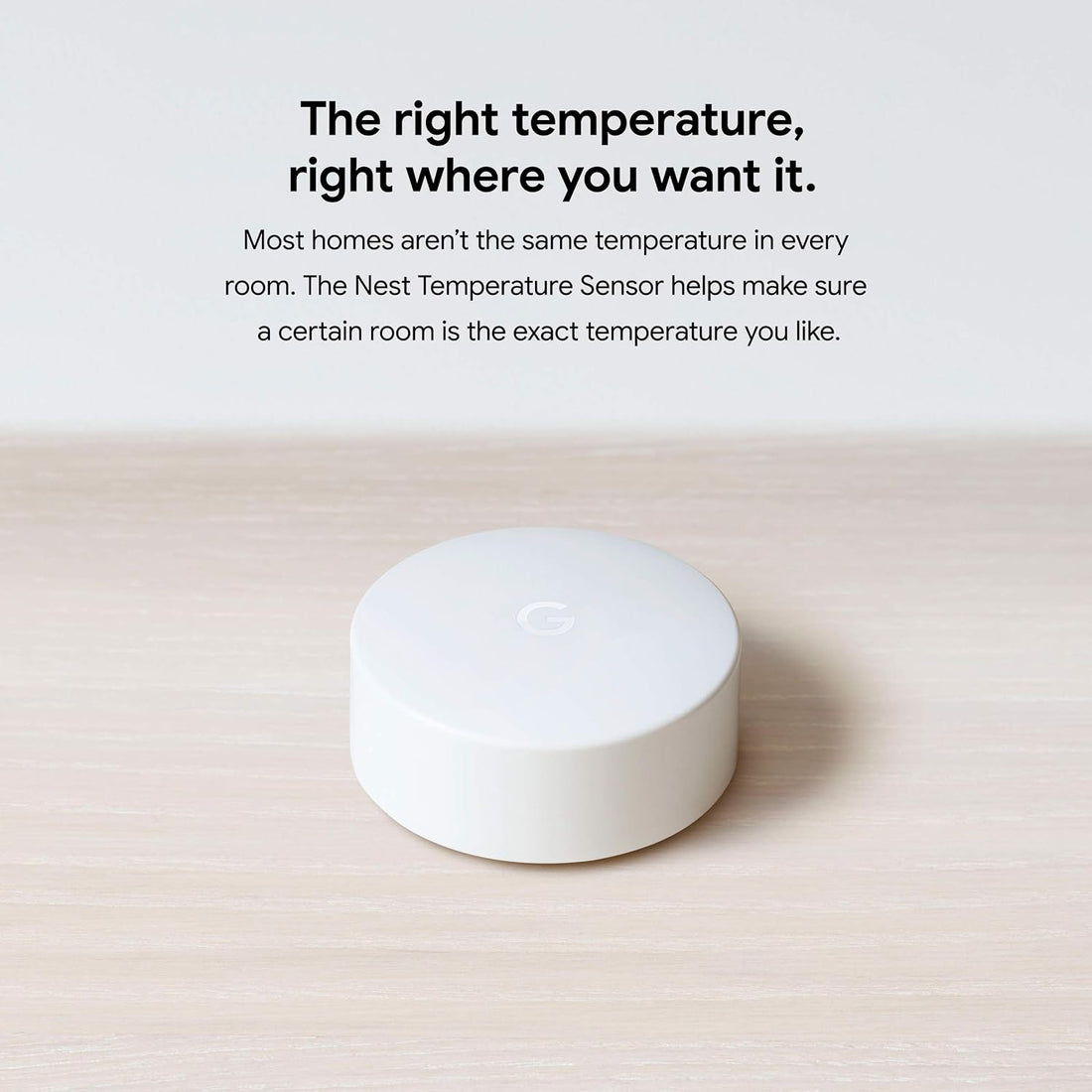 Google Nest Temperature Sensor- That Works with Nest Learning