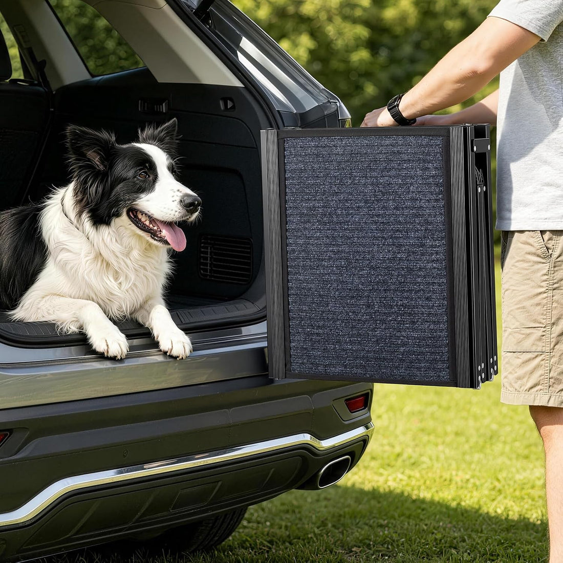 VEVOR Dog Ramp for Cars, 71" L x 17" W