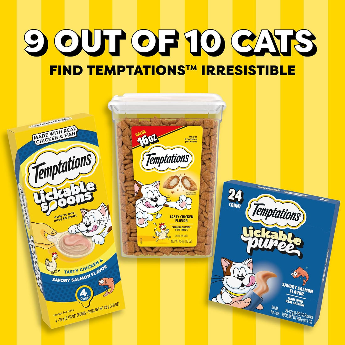 Temptations Classic Crunchy and Soft Cat Treats, Turkey, 6.3 oz