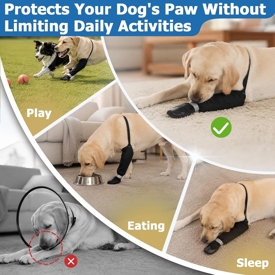 BARKLESS Dog Socks to Prevent Licking Paws