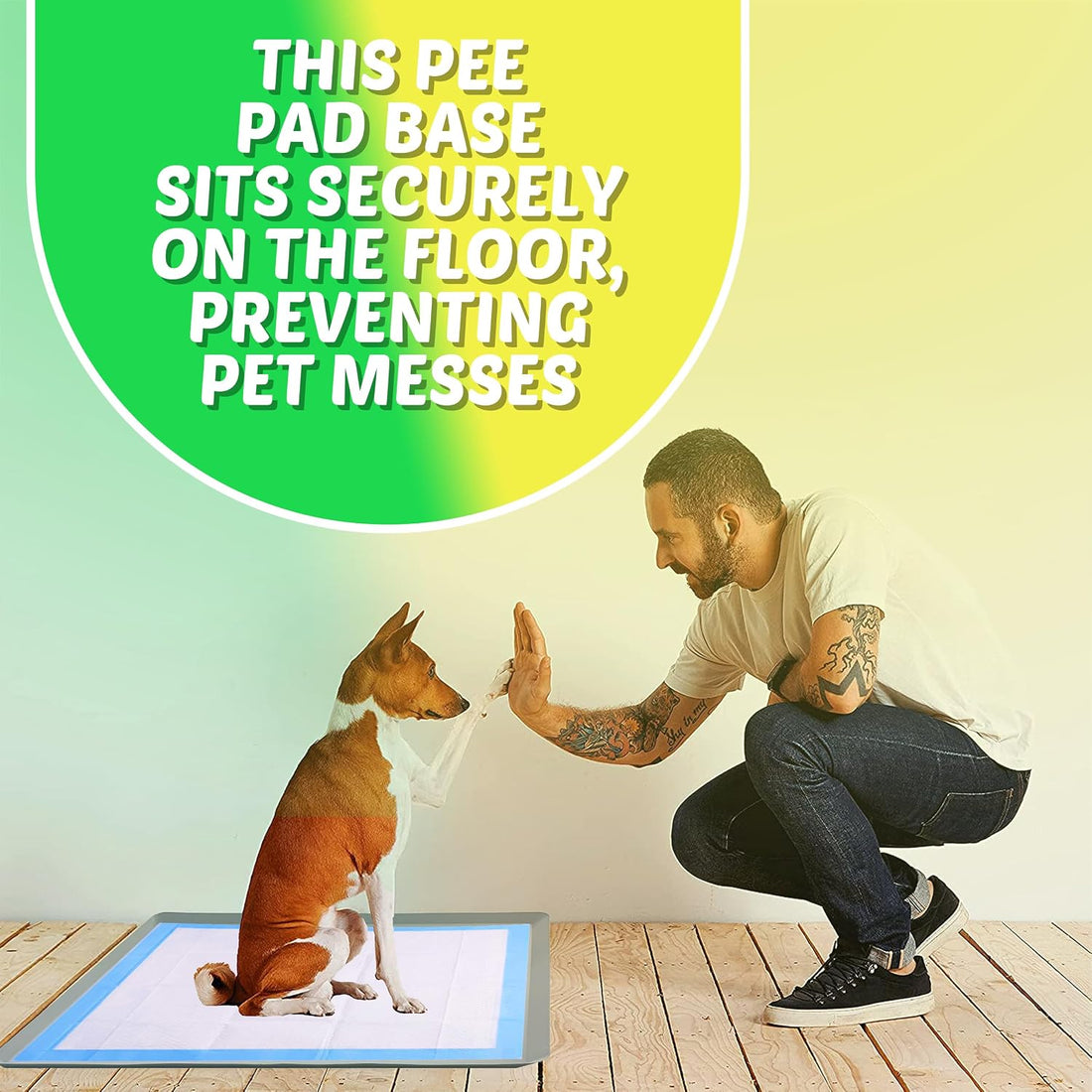 Reusable Silicone Dog Training Tray for Pee Pads