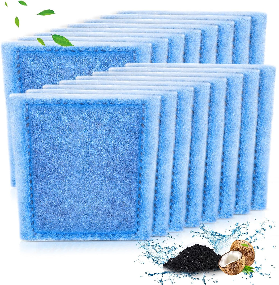 8 Pack Rite-Size C Filter Cartridges Compatible with MarineLand
