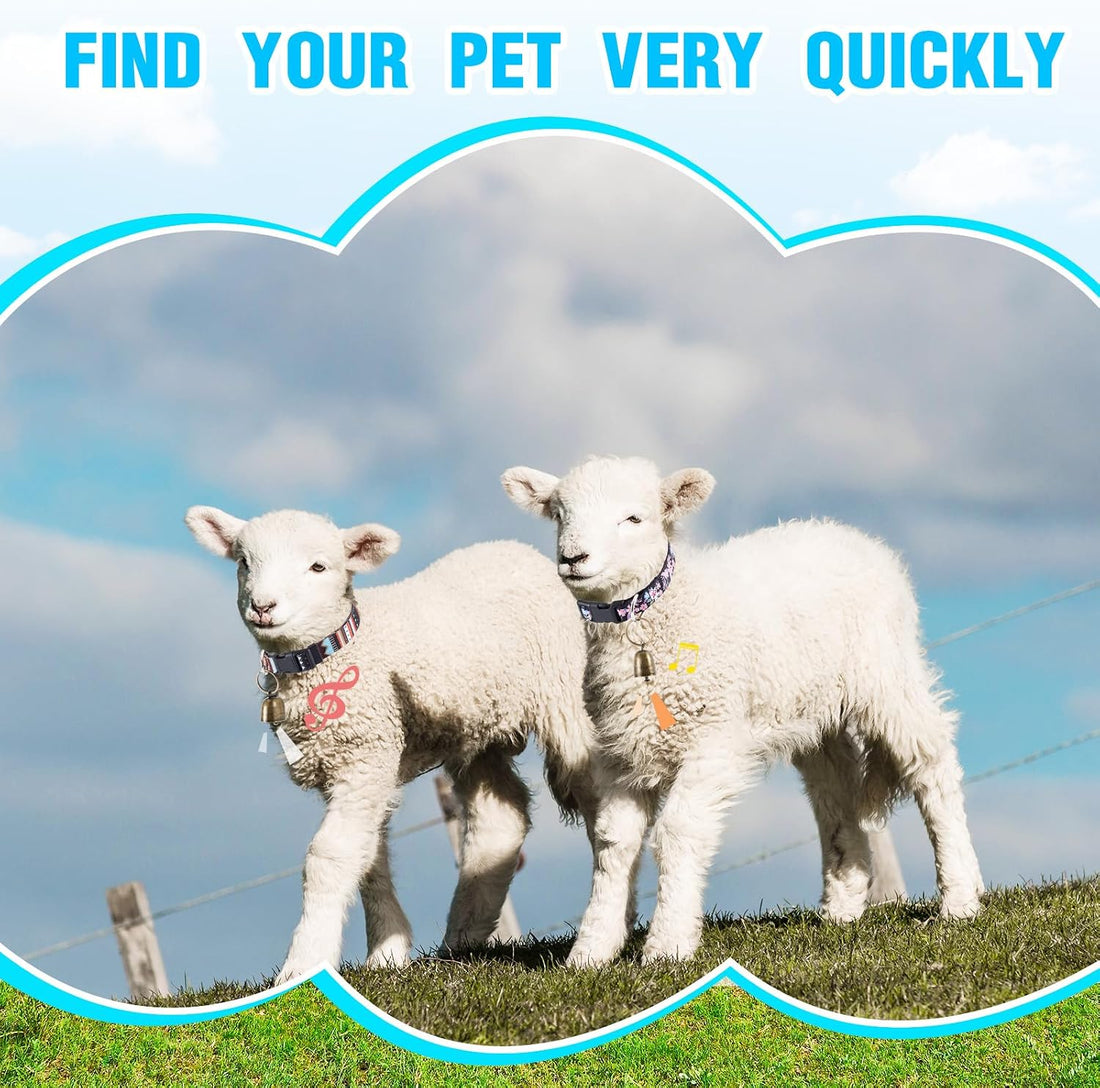 2 Pack Goat Collars with Bells