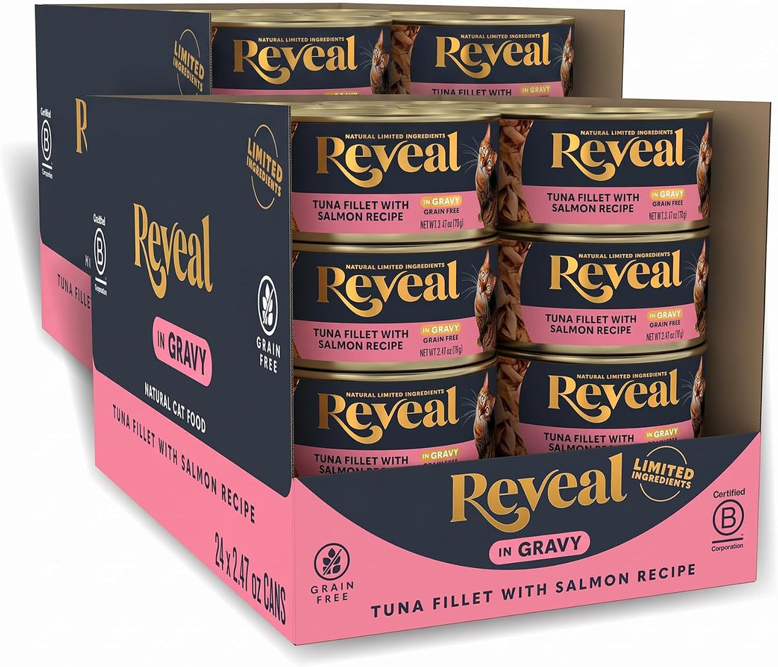 Reveal Fish & Chicken Variety in Gravy Wet Cat Food 12-Pack 2.47 oz