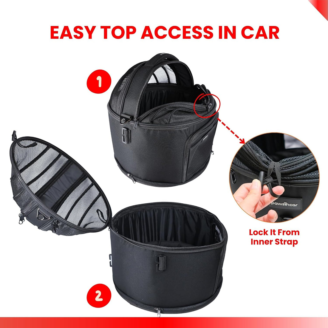 Crash-Tested Small Dog Car Seat | CPS Certified Crash Protection