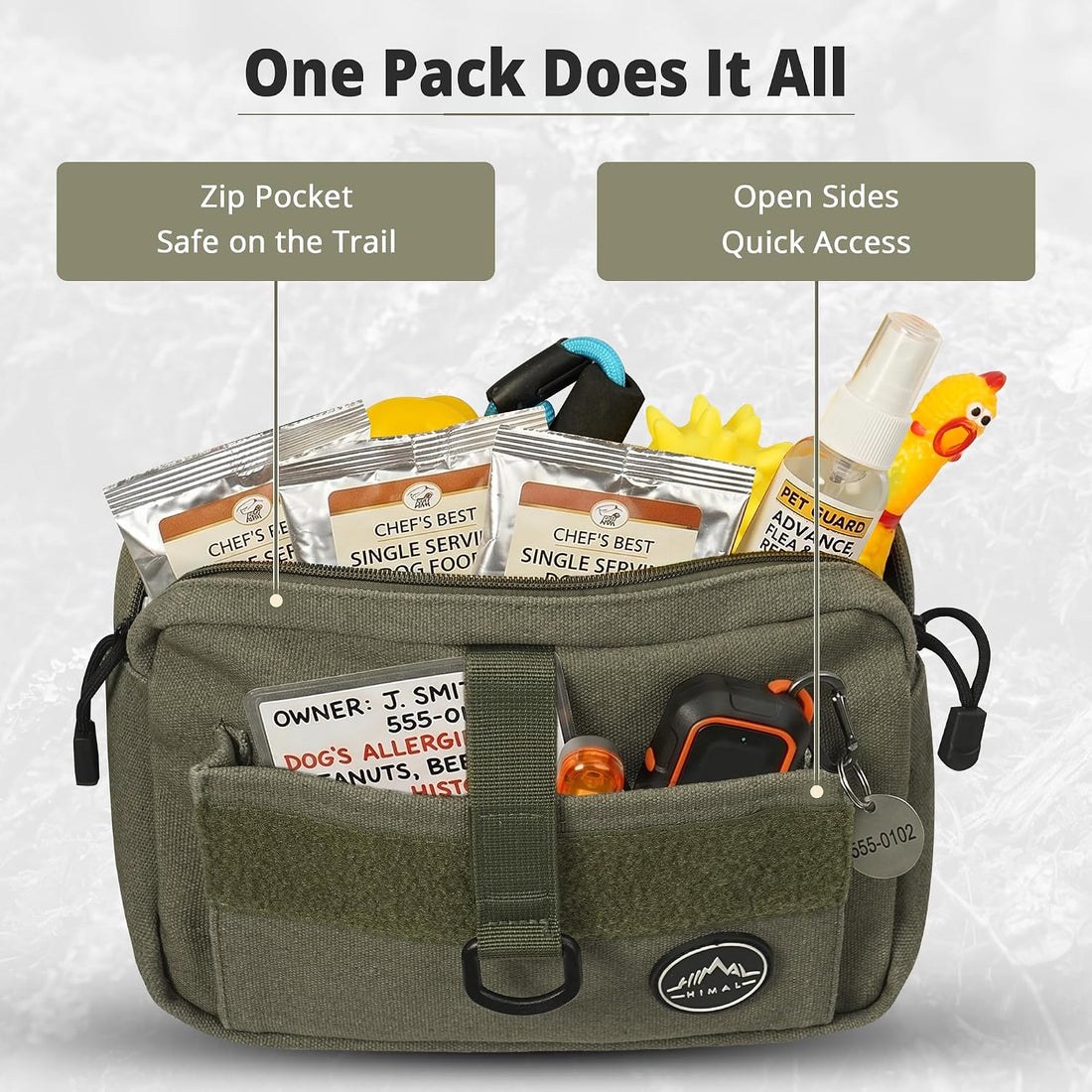 Himal Outdoors Tactical Dog Saddle Bag