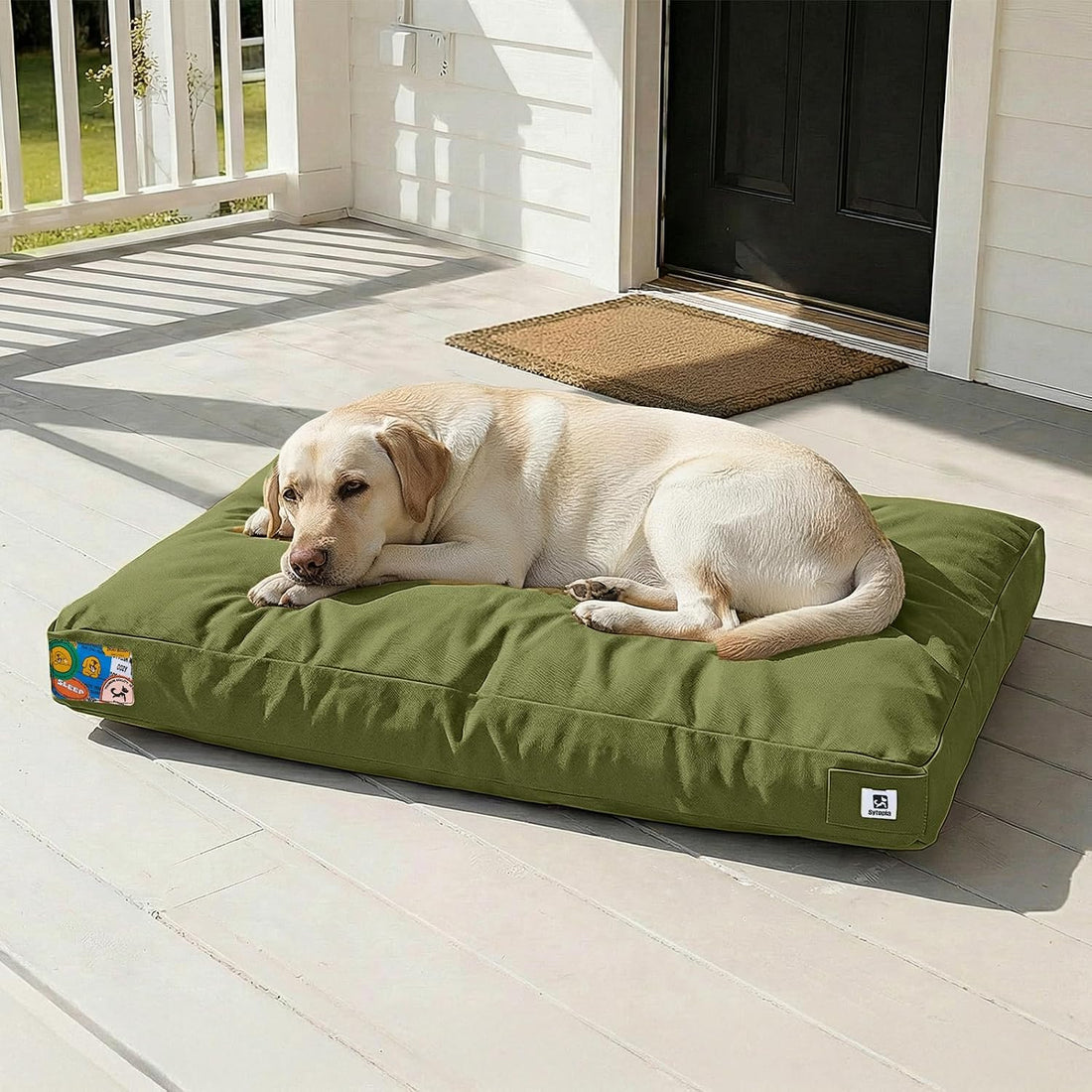 Sytopia42 Inch Indestructible Dog Bed for Aggressive Chewers