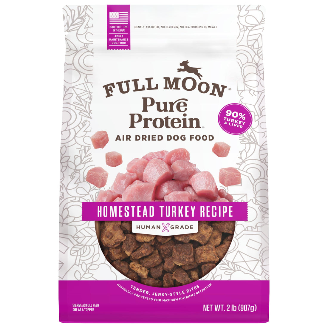 Full Moon Pure Protein Air Dried Dog Food