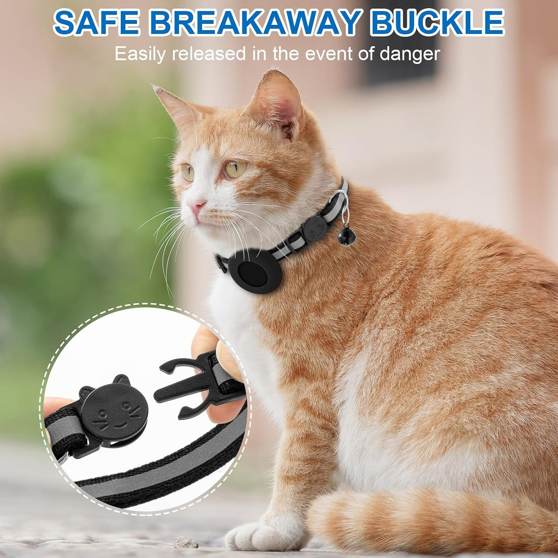 Cat Tracker with Collar Breakaway