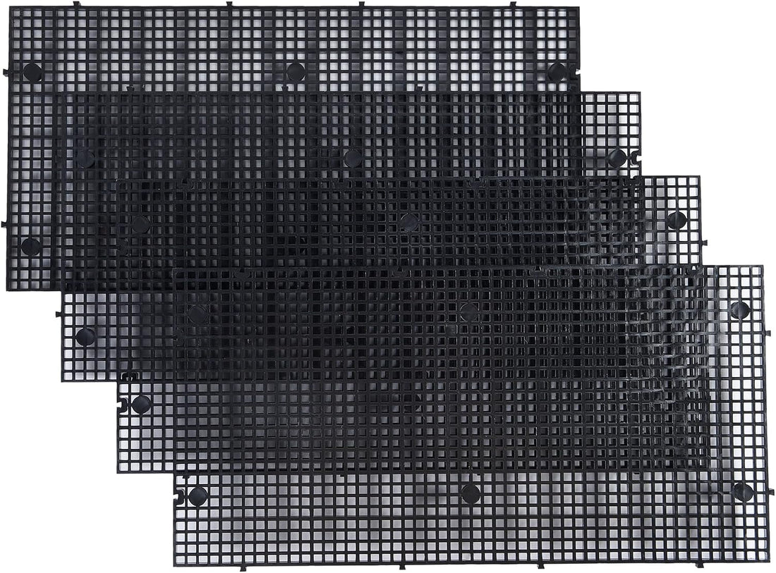 ALEGI Aquarium Grid Isolate Board Divider Fish Tank Bottom Black