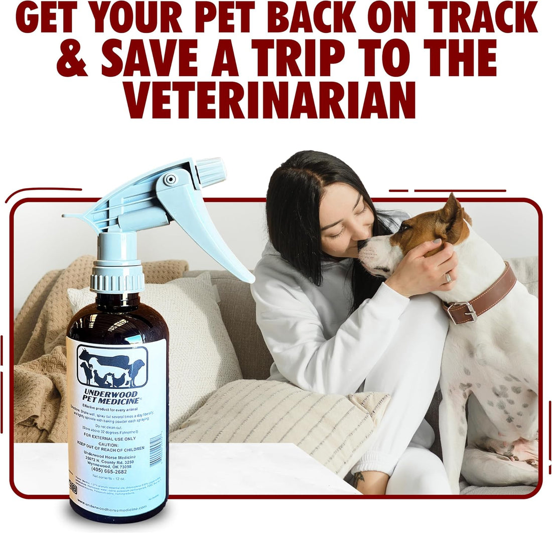 Pet Wound Care Spray with Trigger, Animal Wound Cleaner, 16 oz