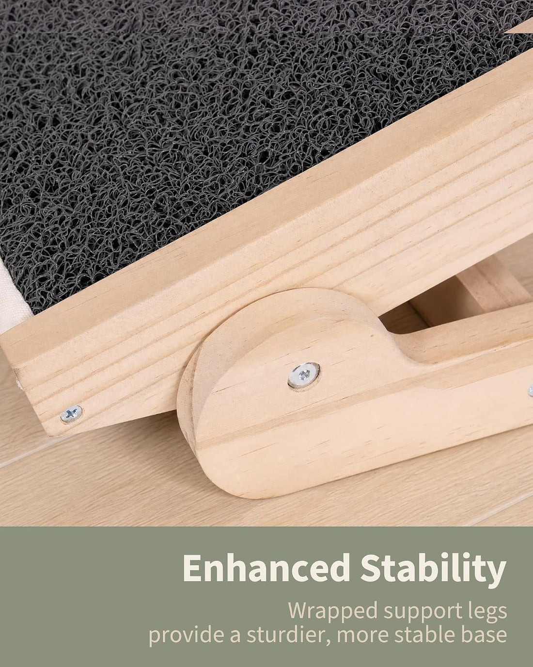 Dog Ramp for Large Dogs, 6 Adjustable Heights, Upgraded Anti-Slip