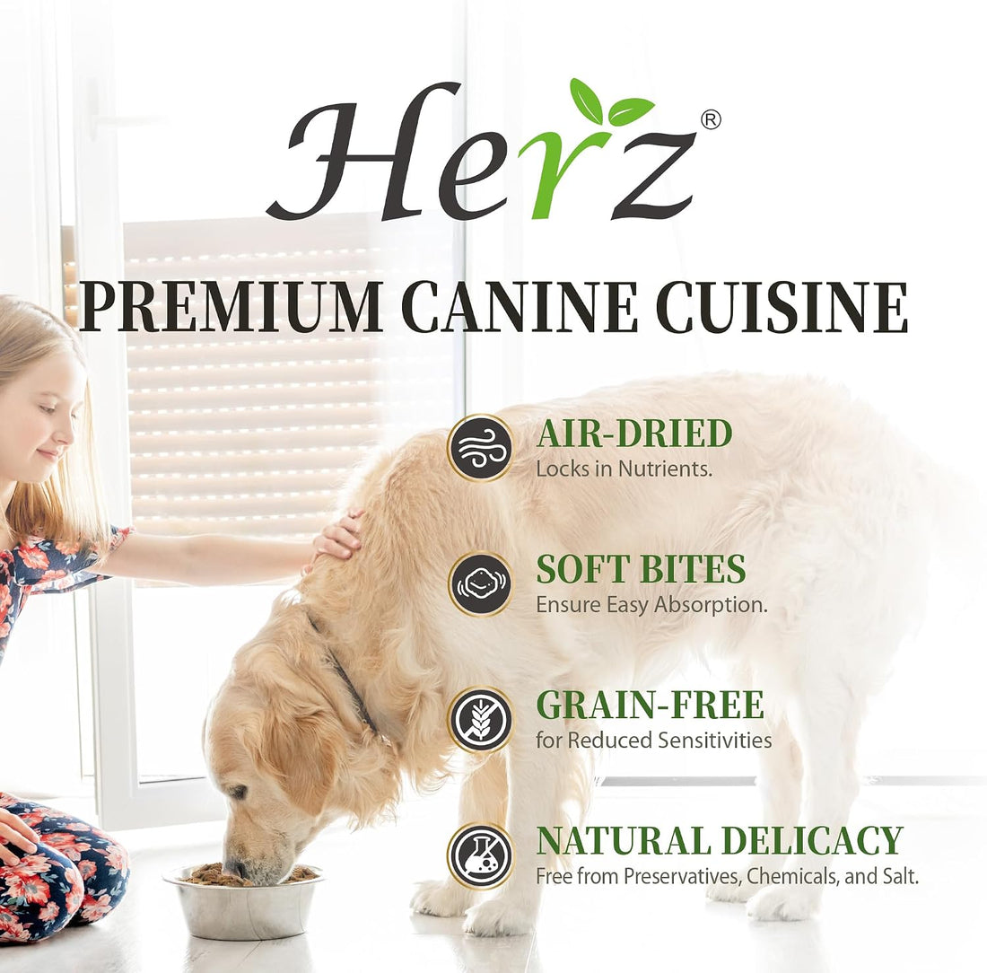 Herz Air-Dried Dog Food Chicken & Duck Liver Recipe 2.2 lb