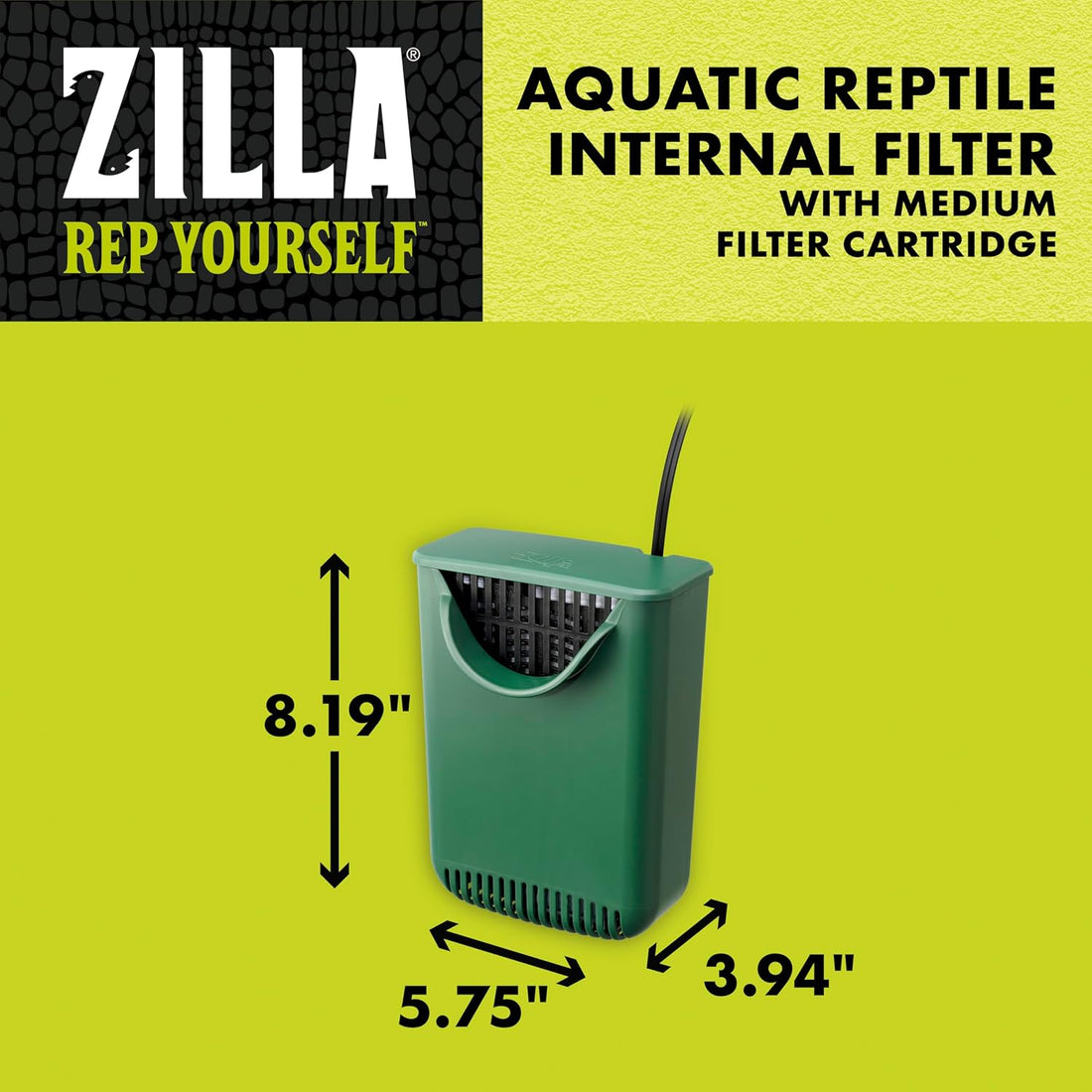 Zilla Aquatic Reptile Internal Filter for Turtles and Amphibians