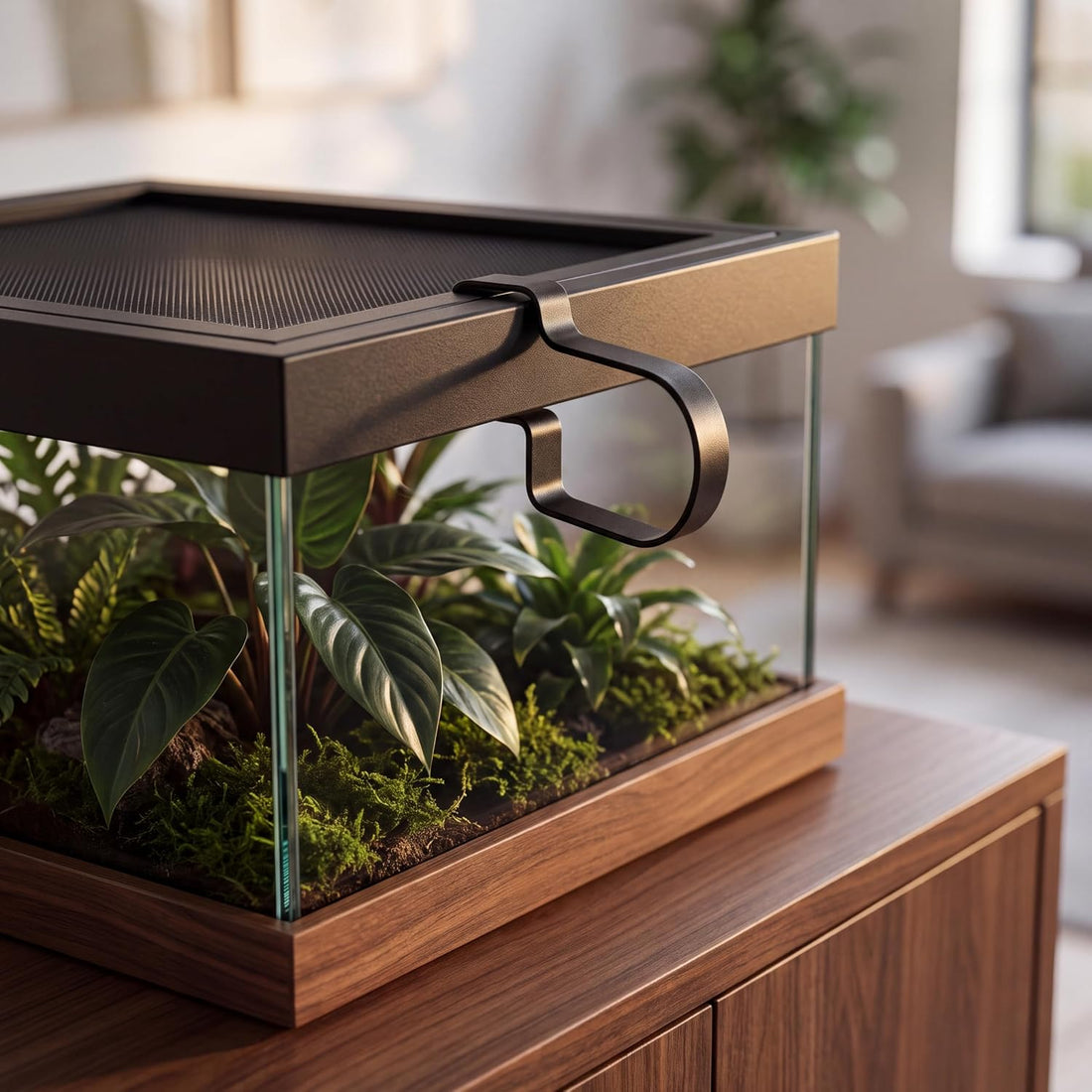 8Pack Reptile Terrarium Covers Clip,Heavy Duty Non-Locking Screen