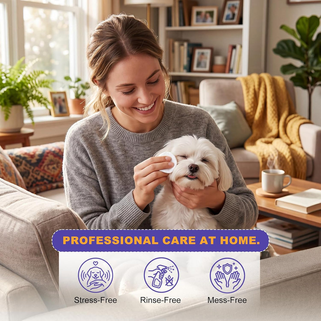 Tear Stain Remover Wipes for Dogs & Cats