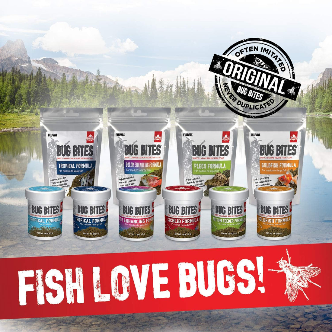 Fluval Bug Bites Goldfish Fish Food, 3.53 oz