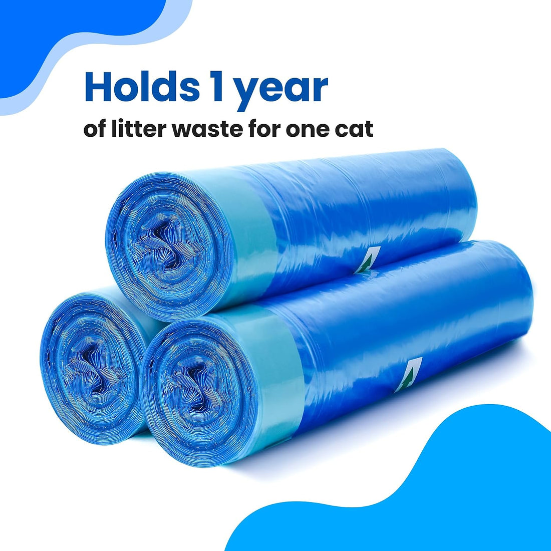 Neakasa Refill Bags for Plus PooGuard Cat Litter Bin, 3 Rolls