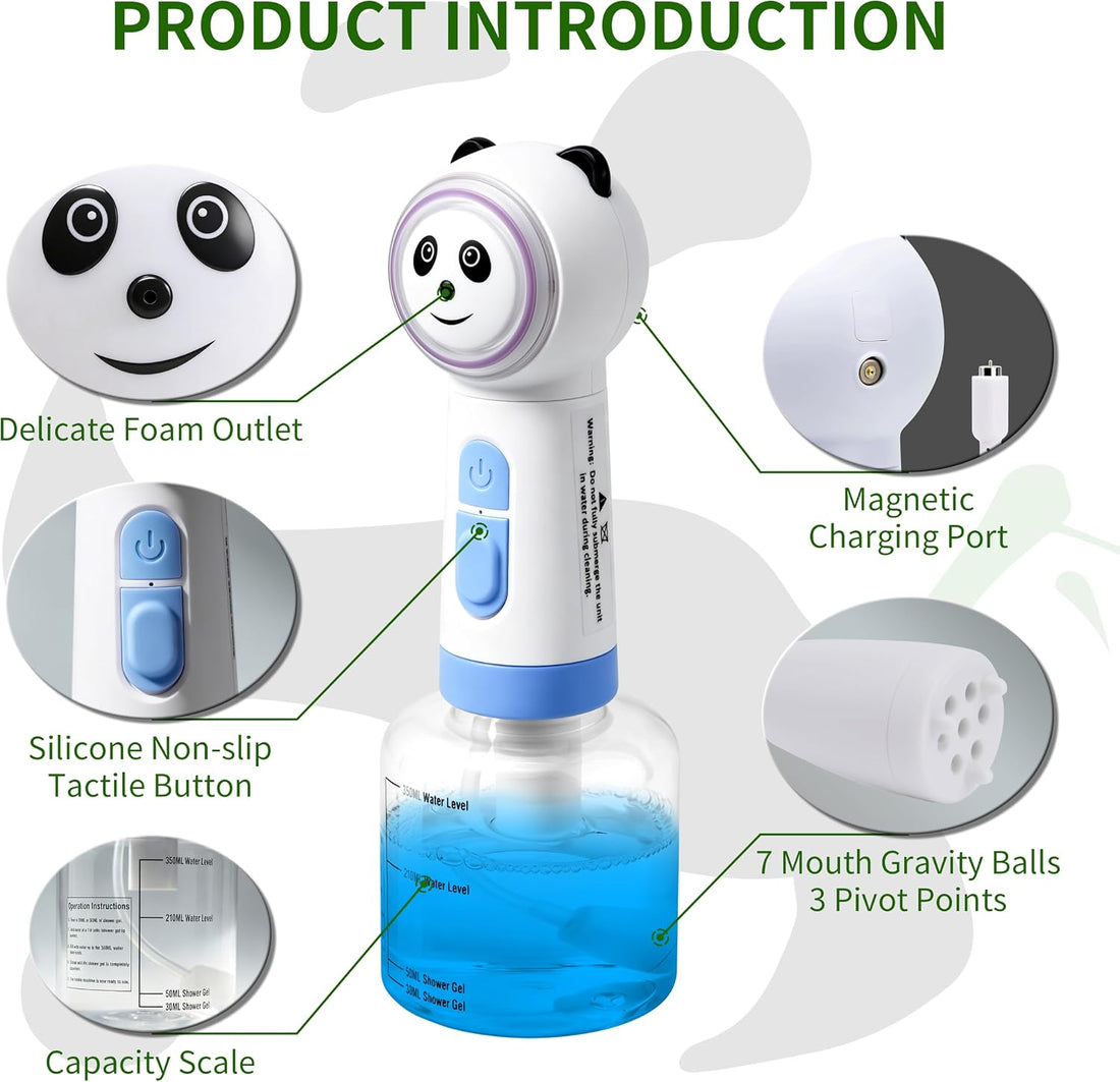 Automatic Foaming Soap Dispenser for Dog Bath & Multi-Surface Cleaning