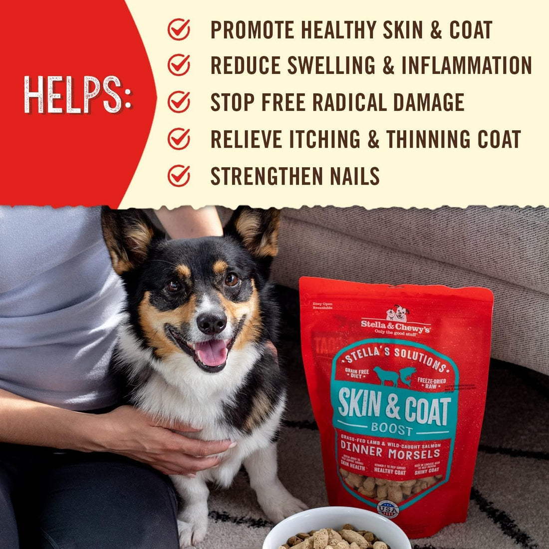 Stella & Chewy's – Stella’s Solutions Skin & Coat Boost