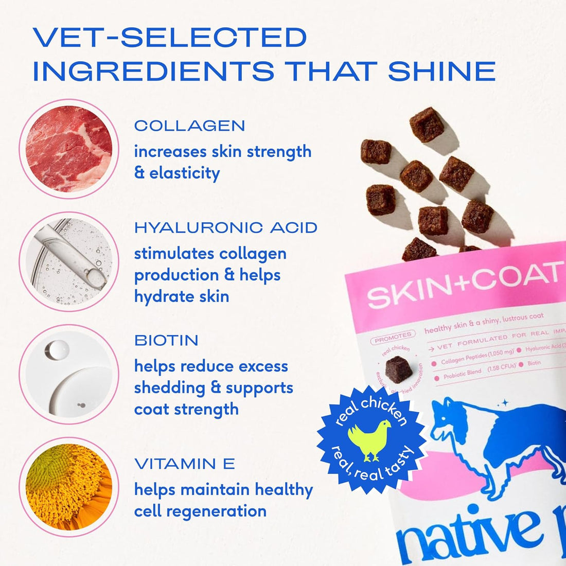 Native Pet Skin & Coat Chews