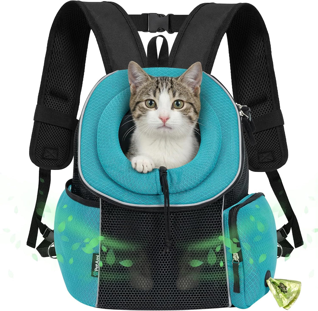 PetAmi Dog Carrier Backpack, Hands Free Front Pet Carrier, 10 lbs