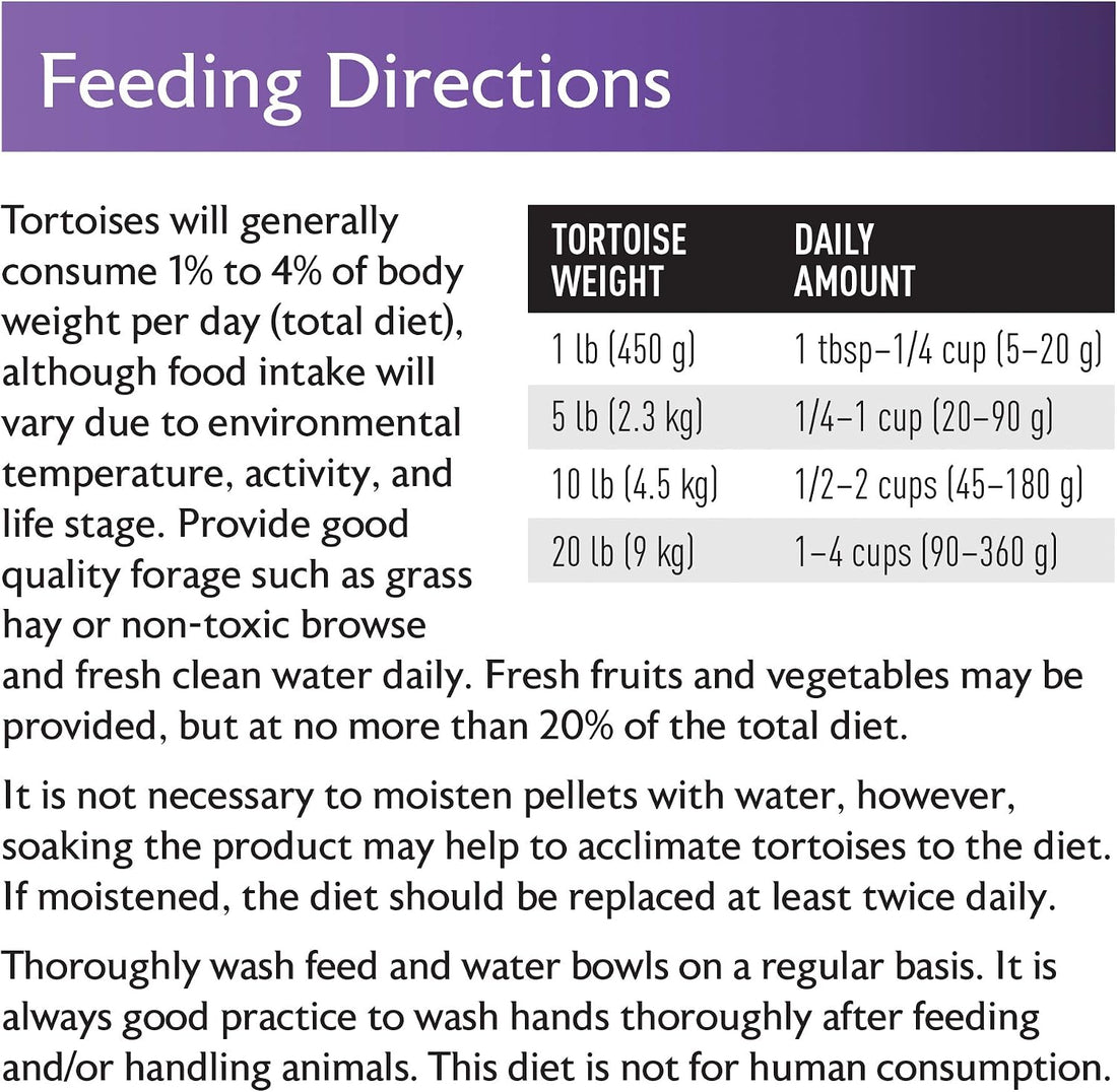 Mazuri | Tortoise Diet | 1.25 Pound (1.25 LB) Bag