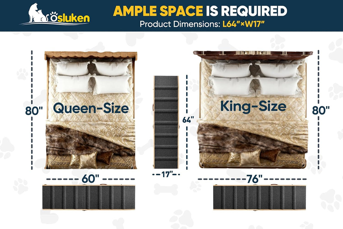 𝟐𝟎𝟐𝟔 𝐔𝐩𝐠𝐫𝐚𝐝𝐞𝐝 Dog Ramp for Bed