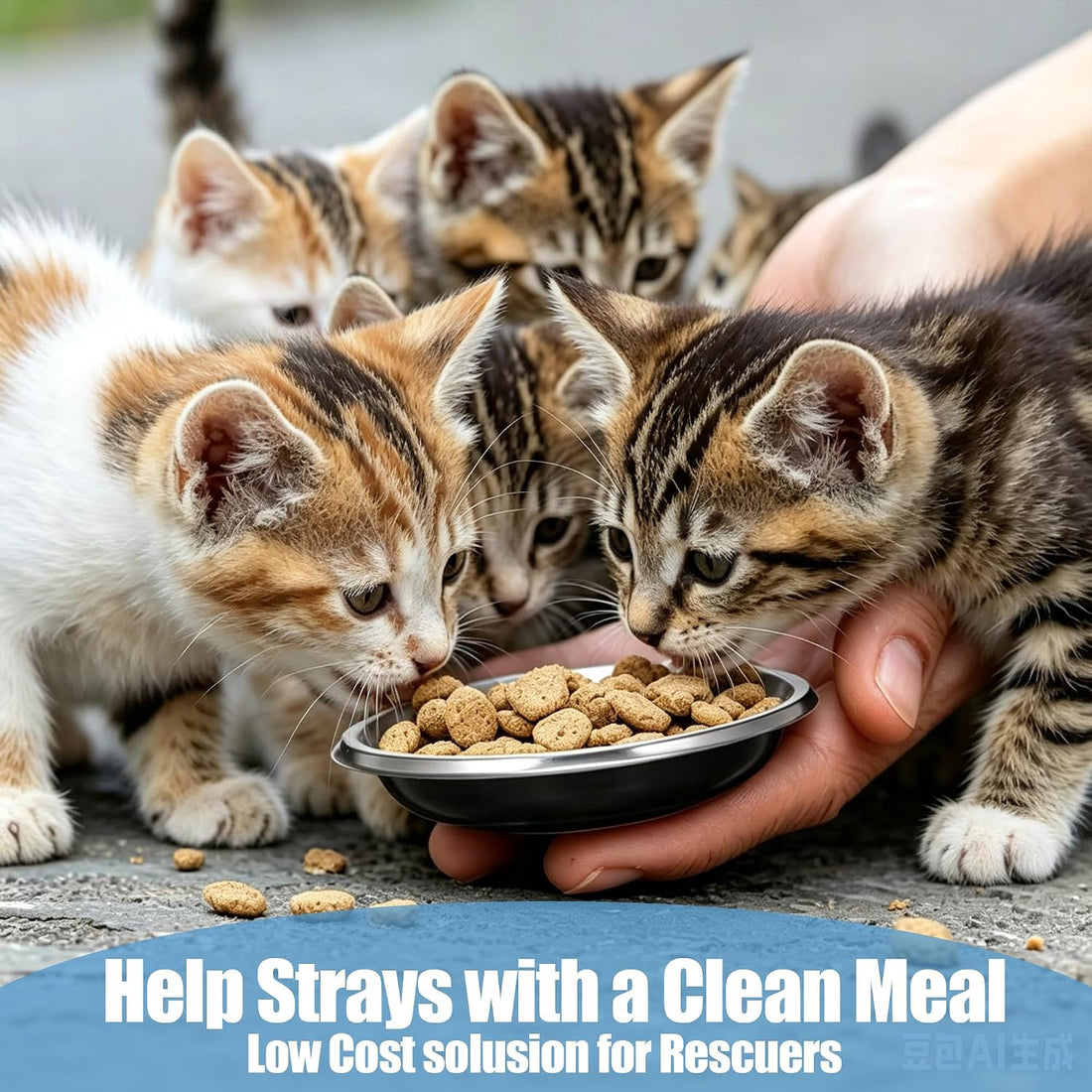 Small Disposable Cat Food Bowls 300 Pack, 30g Portion Cup