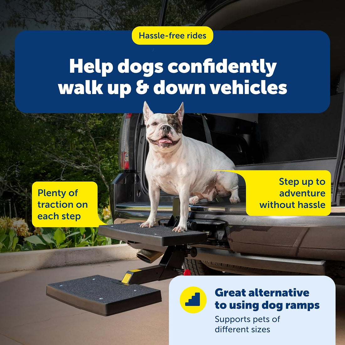 PetSafe Happy Ride PupSTEP HitchStep Dog Stairs