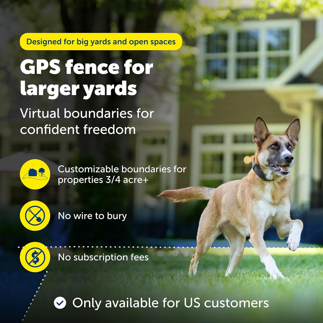 PetSafe Guardian GPS Dog Fence, 3/4 Acre+