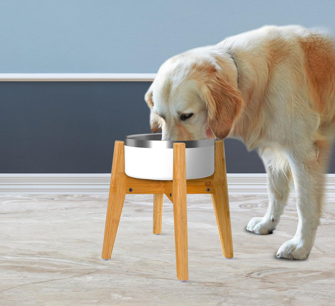 Dog Bowl Stand - Ideal for Large Breeds, Use to Elevate