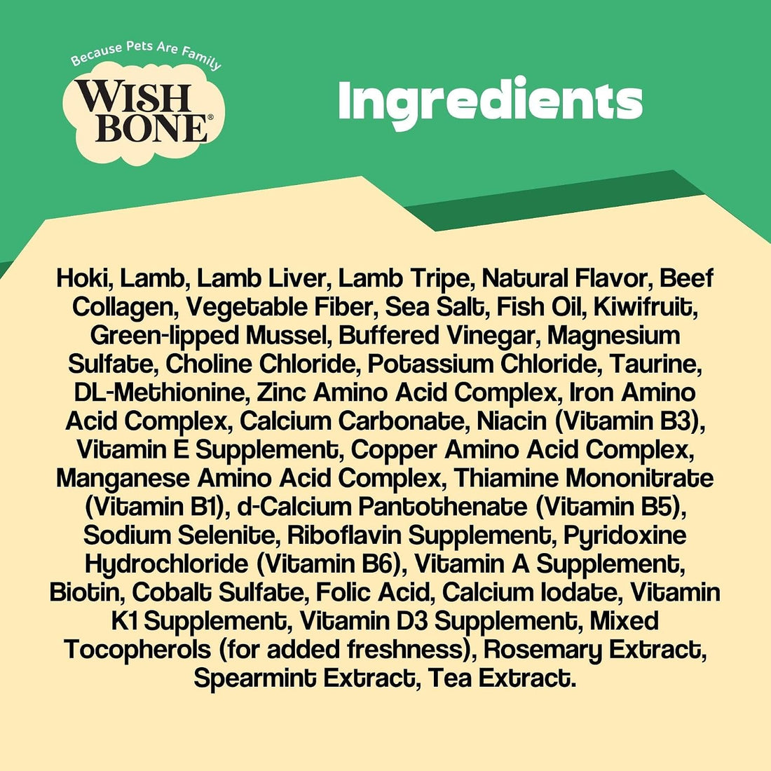 Wishbone Air-Dried Ocean Fish & Lamb Dog Food - Rich in Protein