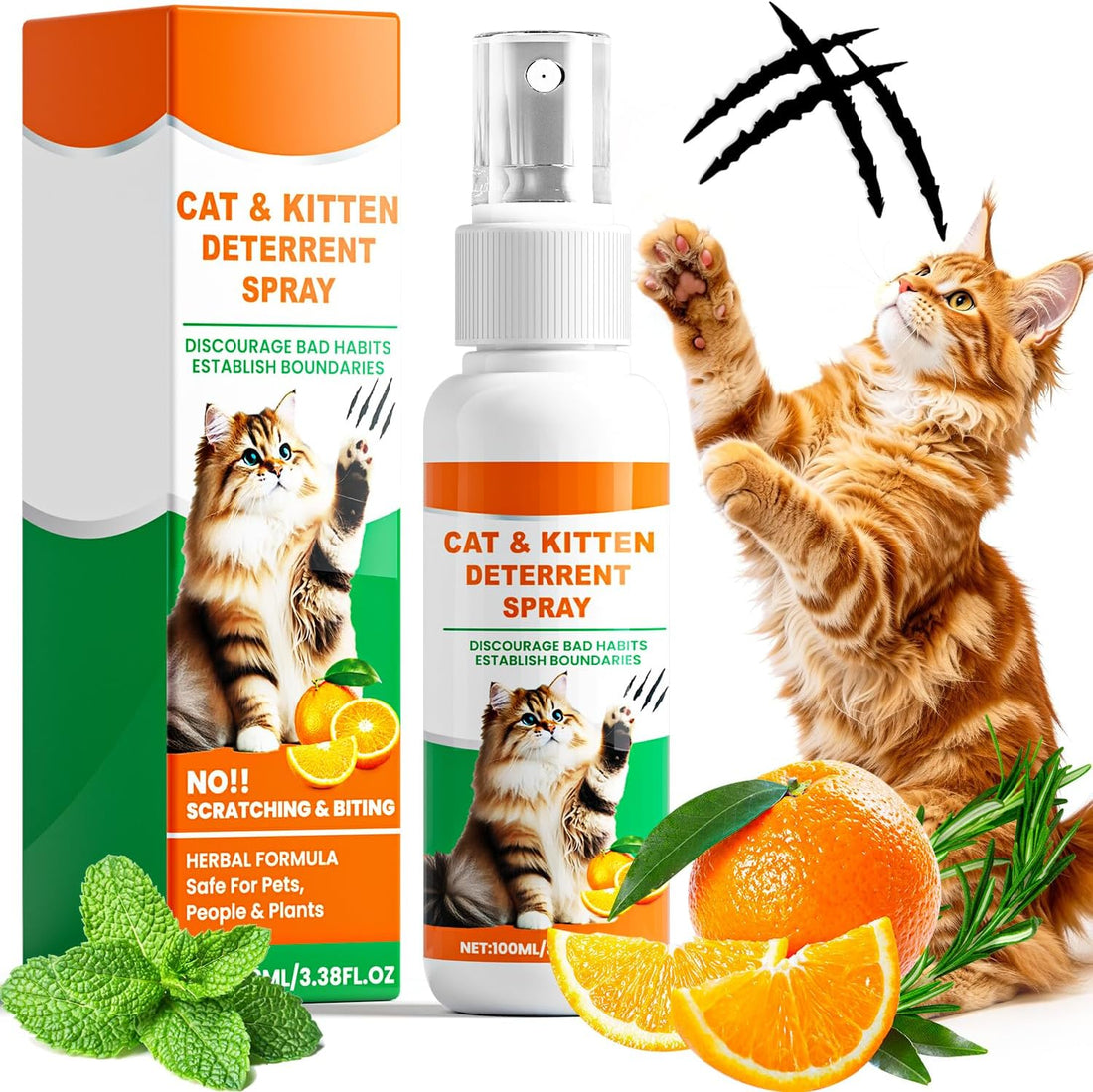 Cat Spray Deterrent, Cat Deterrent Spray for Furniture Protection