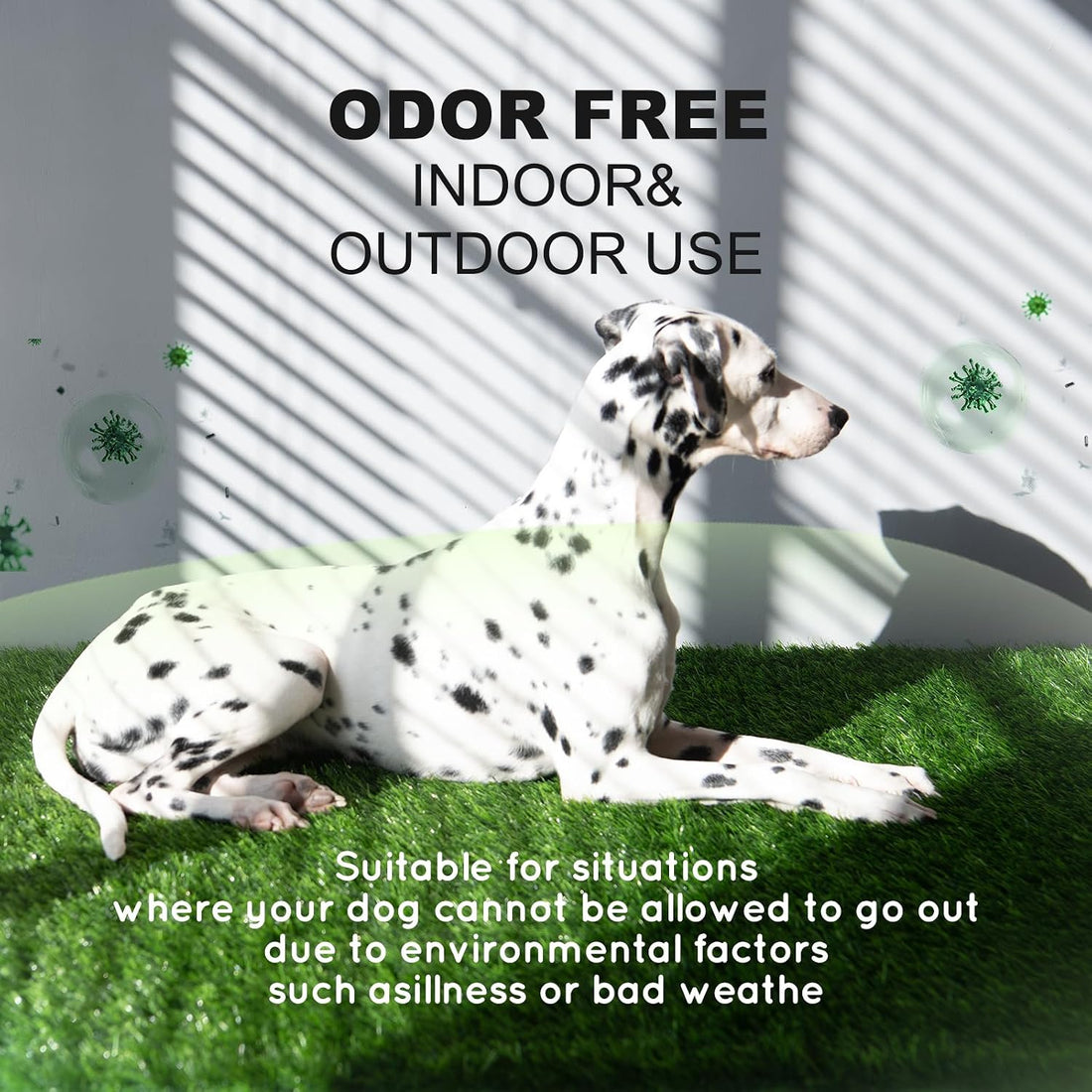 HQ4US 4LEGS Dog Pee Grass with Washable Pee Pads for Dog Litter Box 2